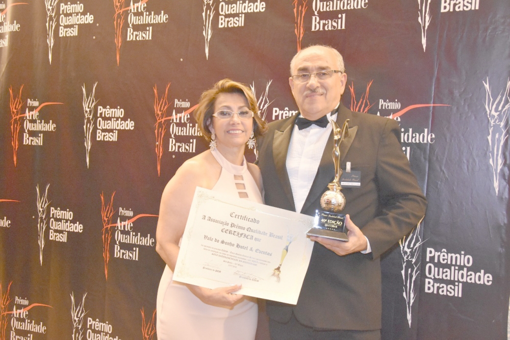 Vale do Sonho Hotel e Eventos recebe 5º Prêmio Qualidade Brasil