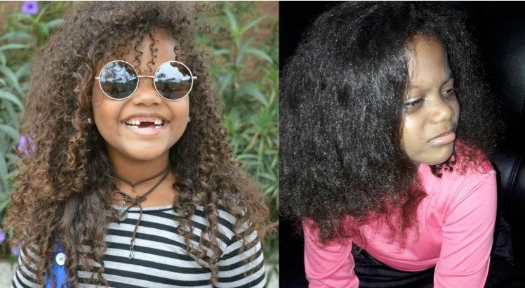 Madrasta corta e alisa cabelo cacheado de menina de 8 anos, sem permissão