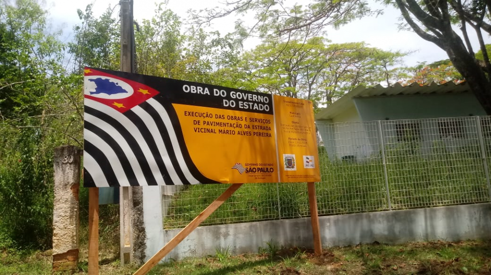 Pavimentação governamental é mantida na cidade de Guararema