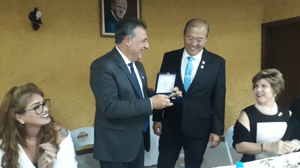 Rotary Club de Guararema apresenta novo presidente