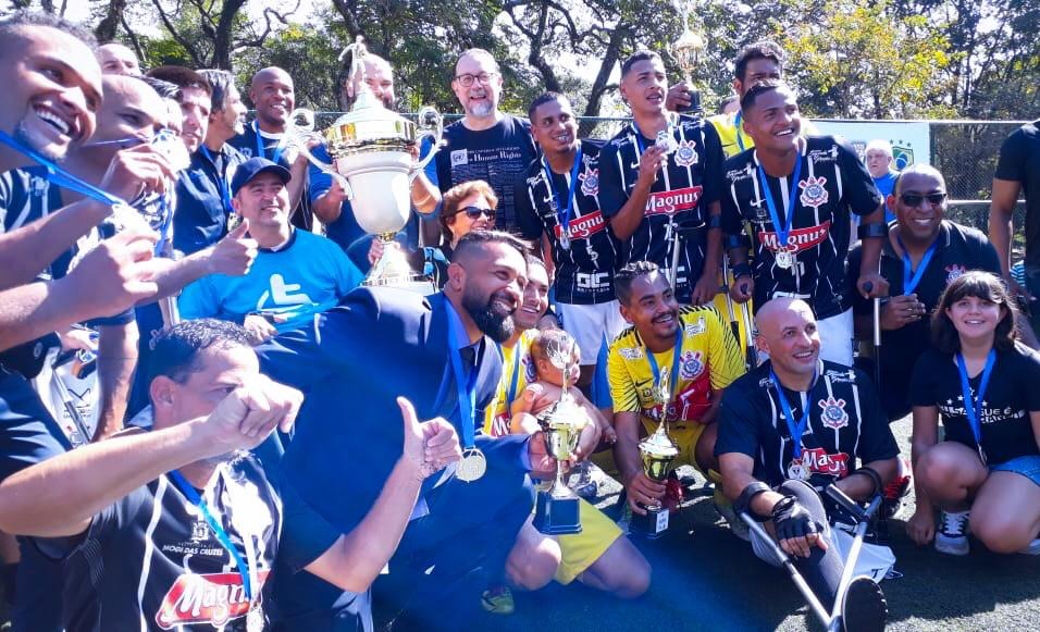 Corinthians/Mogi vence o campeonato paulista de futebol de amputados