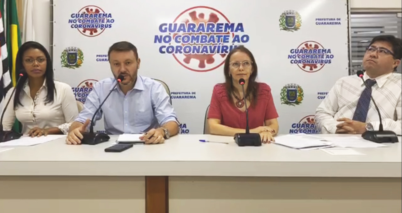 Prefeitura de Guararema realiza live de atualização sobre o coronavírus
