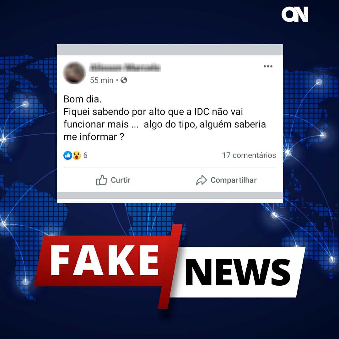 Postagem sobre encerramento de atividades de empresa é fake news