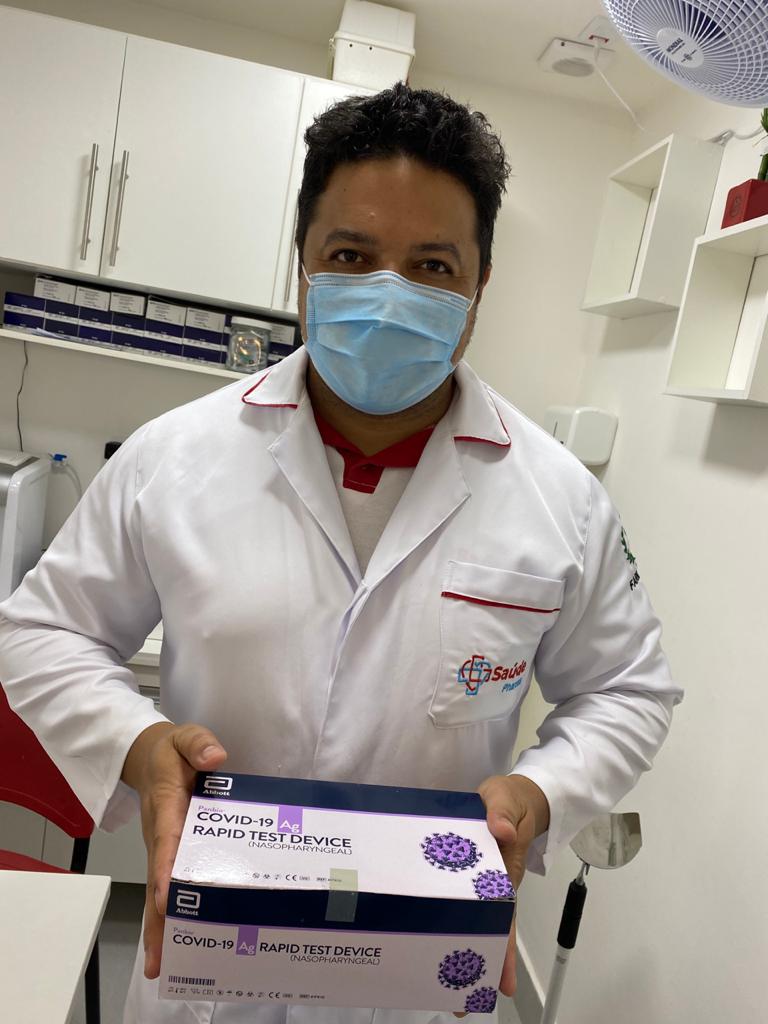 Mais Saúde Pharma traz inovação para Guararema com teste rápido e seguro de Covid-19