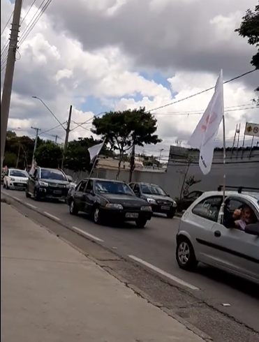 Carreata em protesto ao governo de Jair Bolsonaro acontece em Mogi das Cruzes