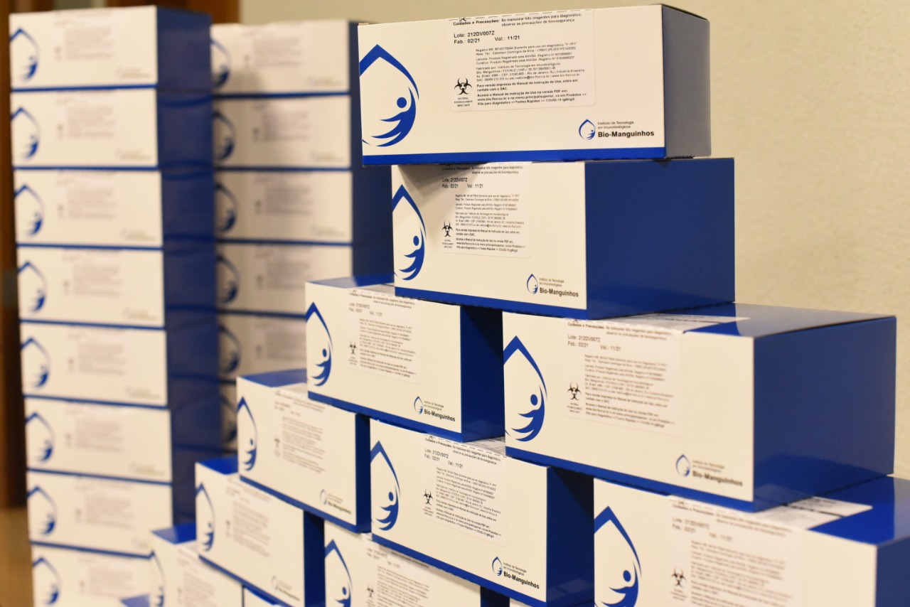 Guararema recebe a doação de novos 2.5 mil testes para Covid-19