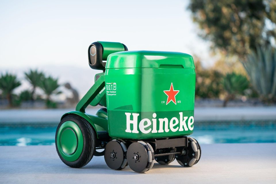 Heineken sorteará robô que transporta cerveja