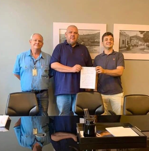 Vereador Taciano, de Bertioga, visita prefeitura de Guararema