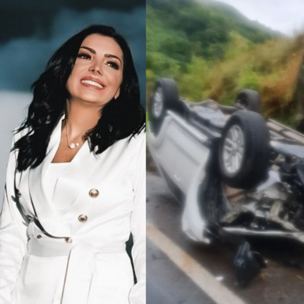 Cantora gospel Eyshila sofre acidente de carro e agradece pelo livramento