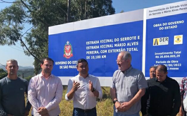 Prefeitos anunciam início das obras na estrada Guararema-Salesópolis
