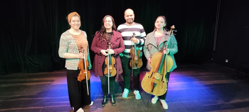 Projeto Concertare oferece aulas gratuitas aos alunos do CEU das Artes Vila Nova União, em Mogi