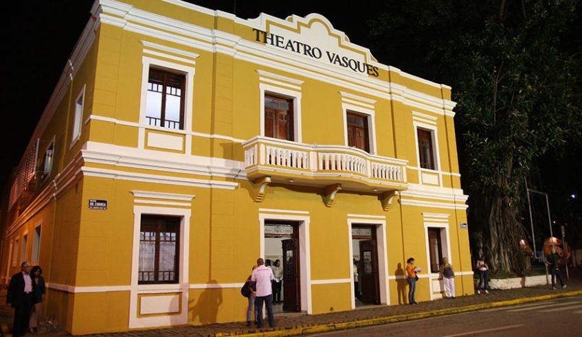 Homenagem aos 200 anos da Independência do Brasil hoje no Theatro Vasques em Mogi