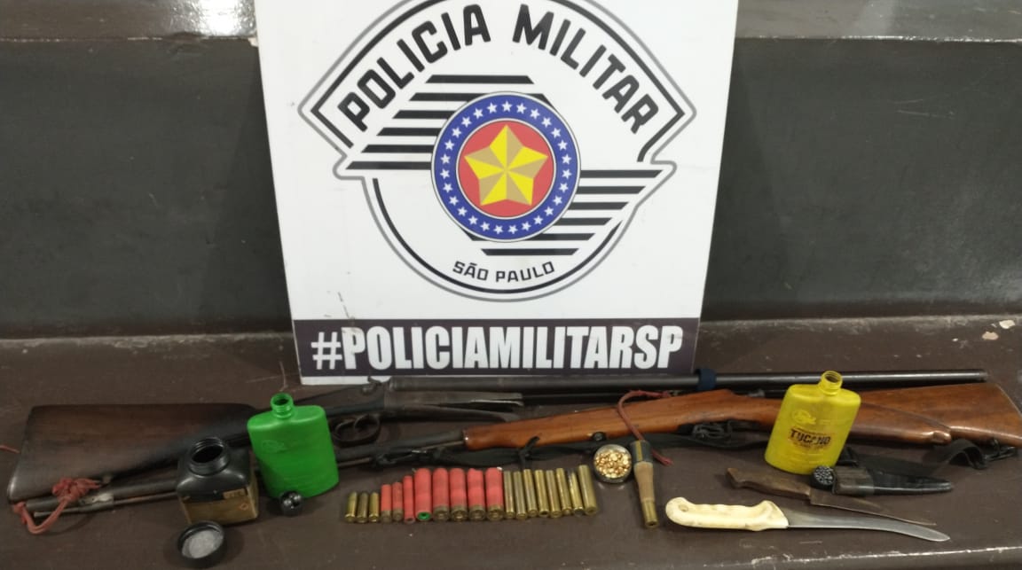 Homem é preso por ameaça e posse ilegal de arma de fogo em Salesópolis