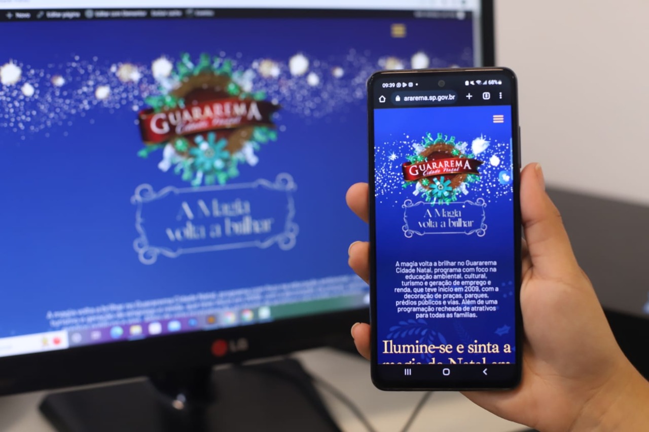 Guararema lança site para o Cidade Natal e divulga programação do evento |  O Novo