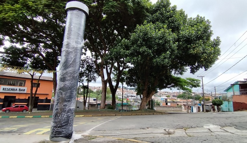 Totens de segurança são instalados em Mogi das Cruzes