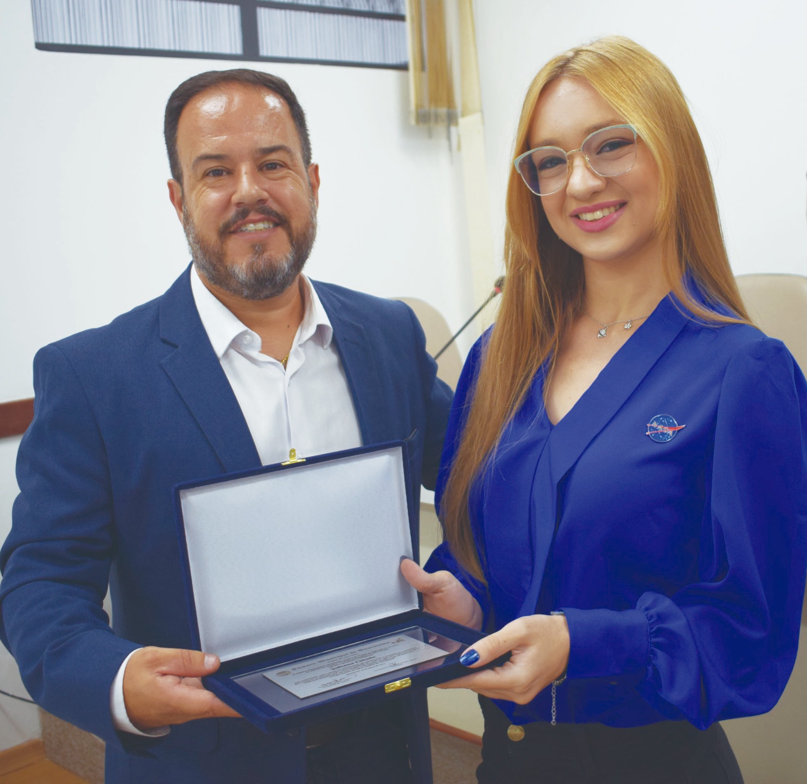 Câmara Municipal de Guararema homenageia jovem cientista da cidade pela descoberta de três asteroides 