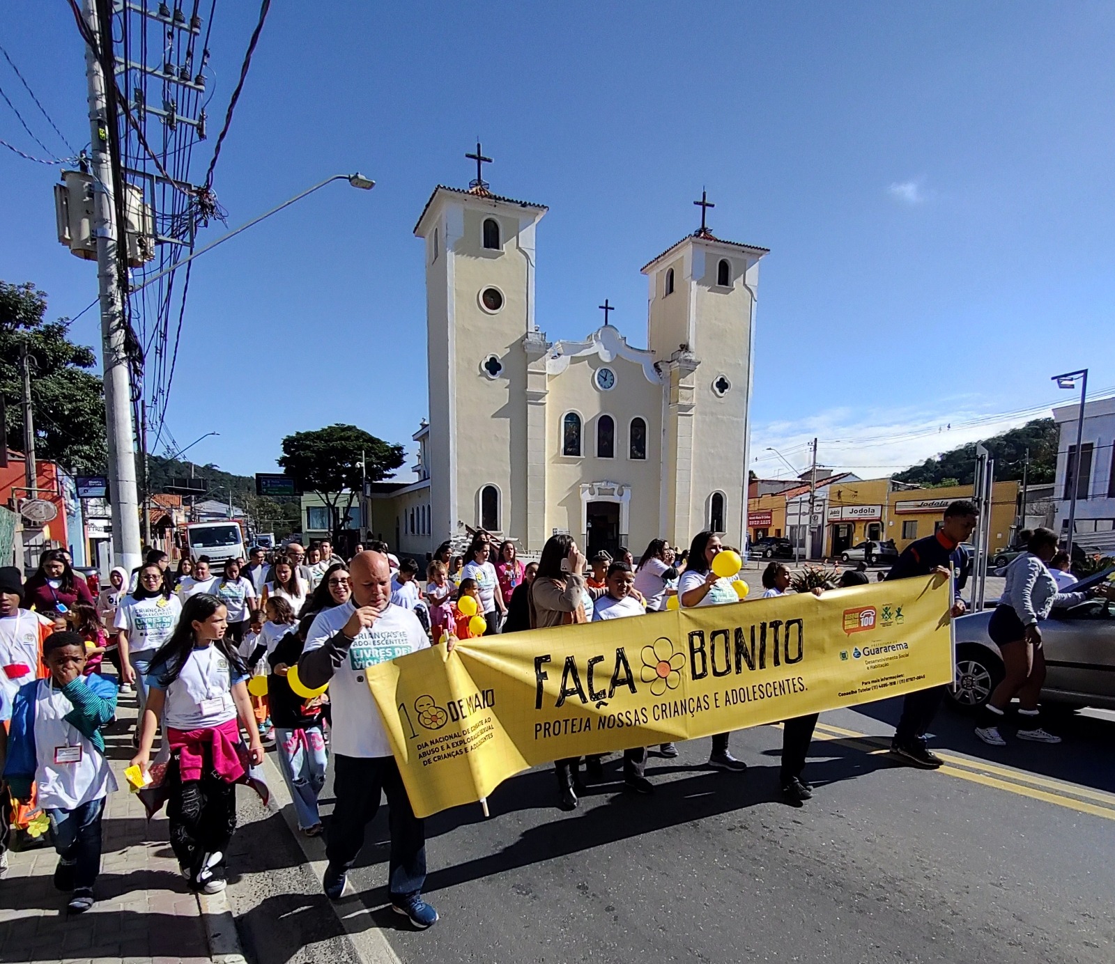 Guararema organiza passeata sobre o combate ao abuso e exploração sexual de crianças e adolescentes