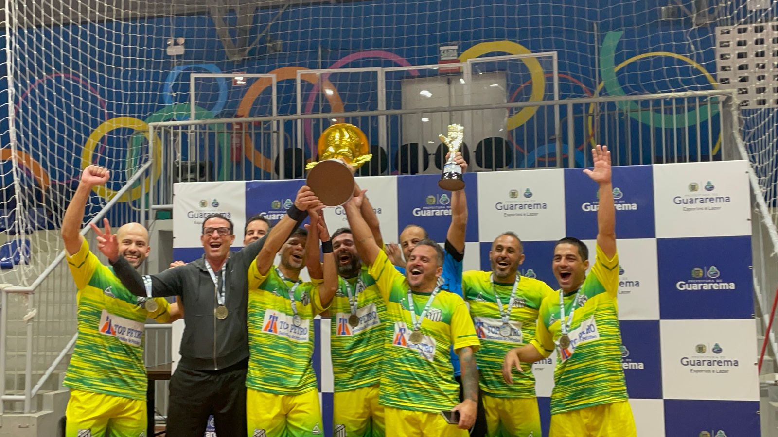 A festa dos campeões do Futsal guararemense na Base, Master, Adulto Feminino e Masculino