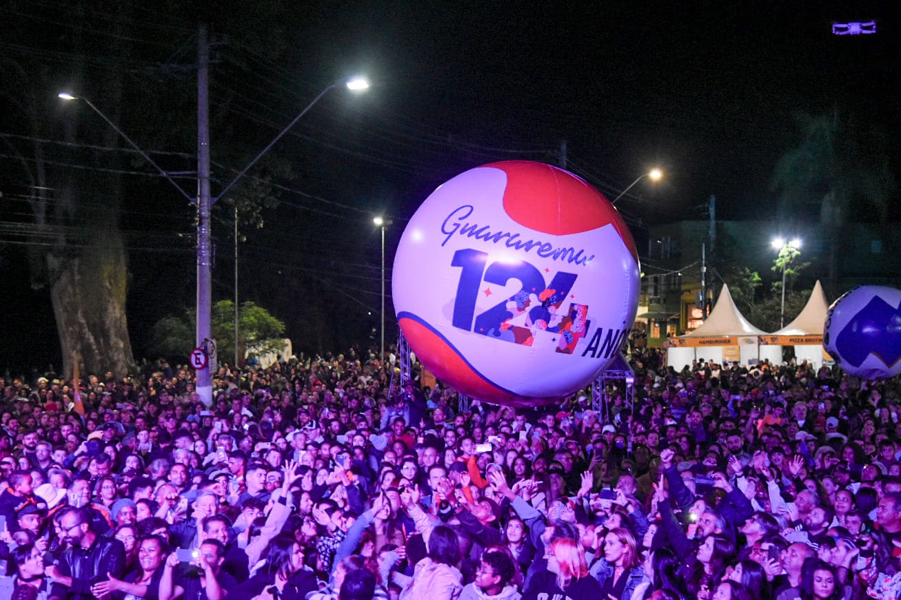 Shows de aniversário de Guararema reúnem público de 35 mil pessoas no Pau D'Alho