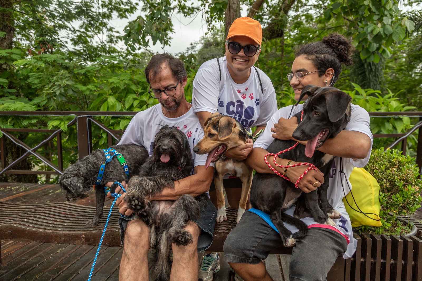 1ª edição da CãoMinhada de Guararema reúne mais de cem cachorros