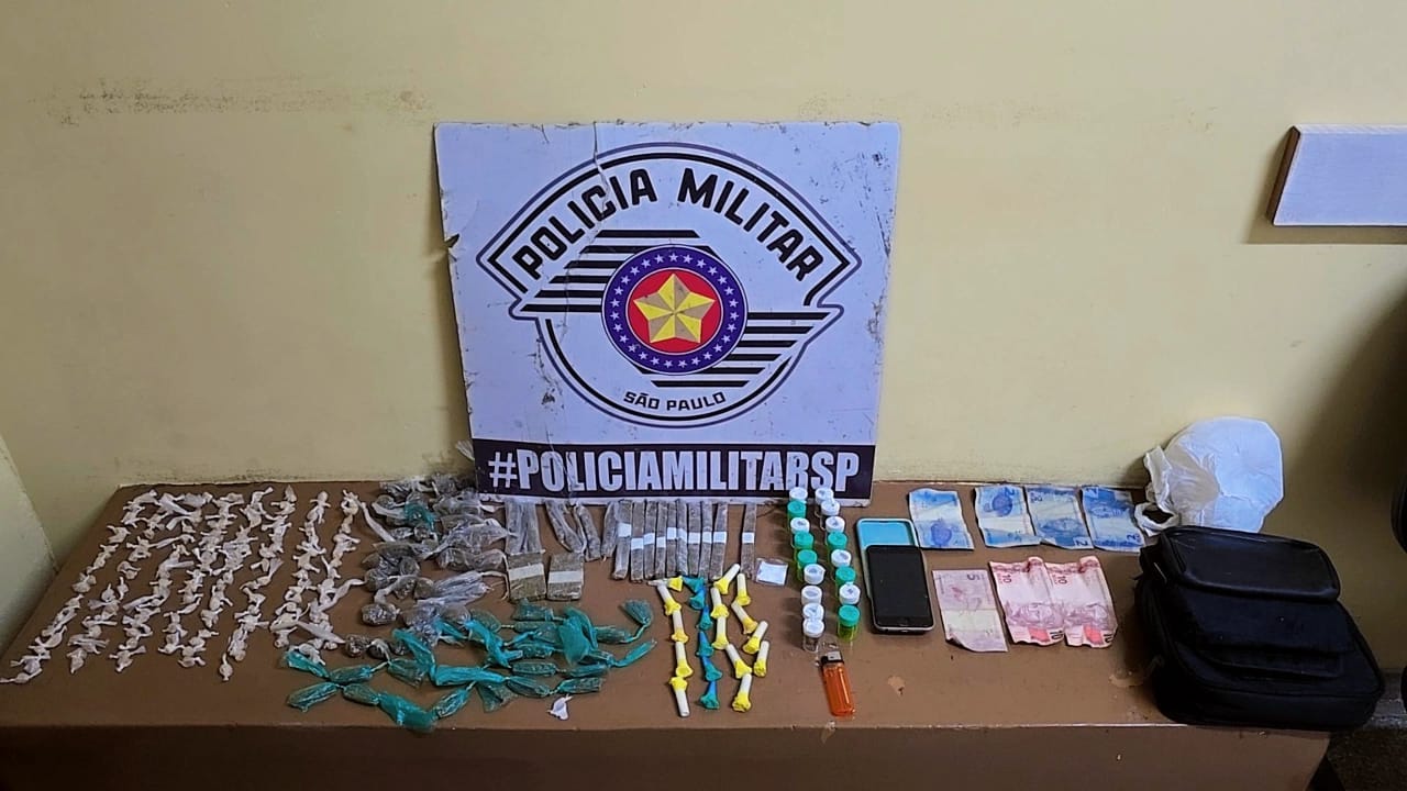Polícia apreende grande quantidade de drogas em Biritiba Mirim