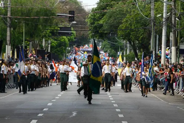 Celebração do 7 de Setembro; reafirmando o espírito de independência