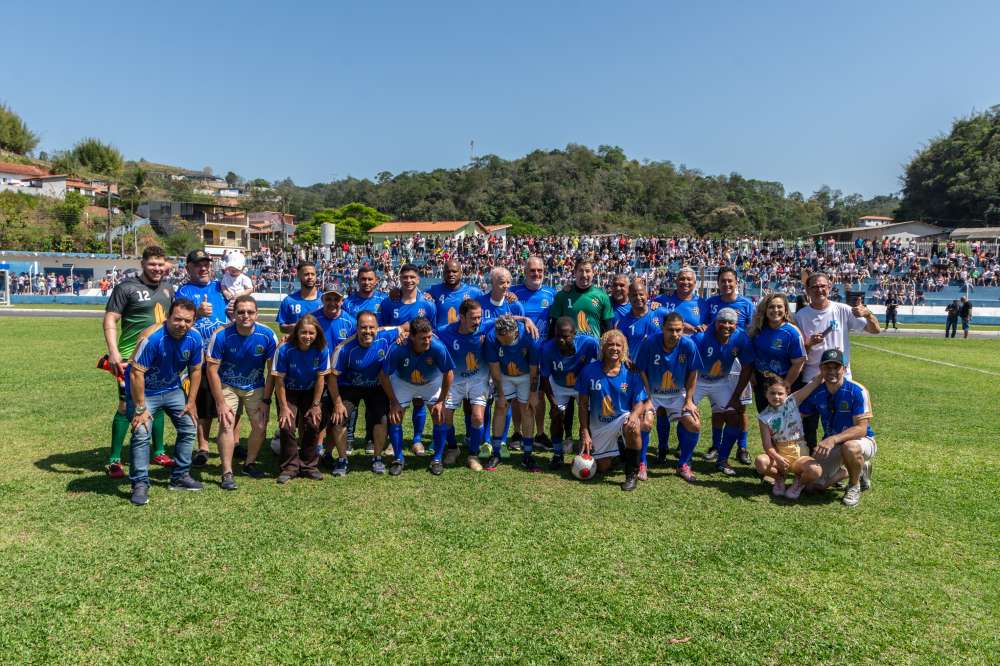Seleção Paulista de Craques é uma das grandes atrações das festividades do aniversário de Guararema