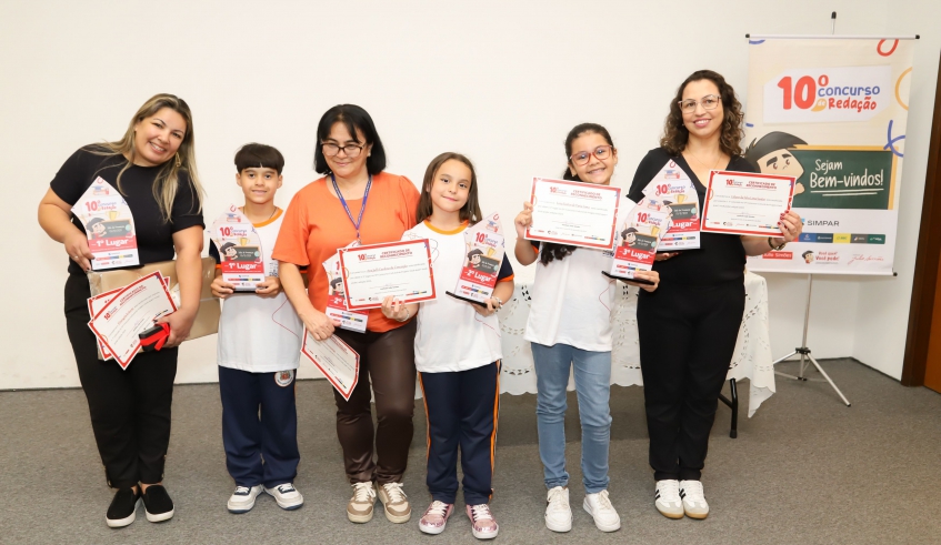 Alunos da rede municipal de Mogi são premiados em concurso de redação