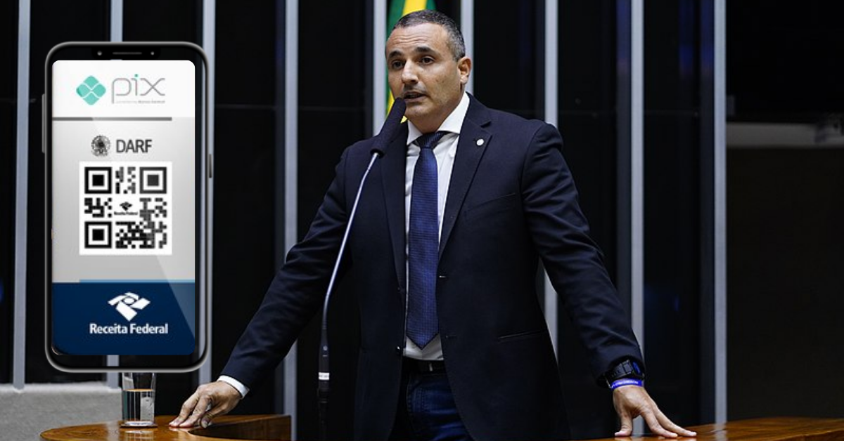 Deputado federal Delegado Palumbo protocola projeto para barrar norma de fiscalização do Pix