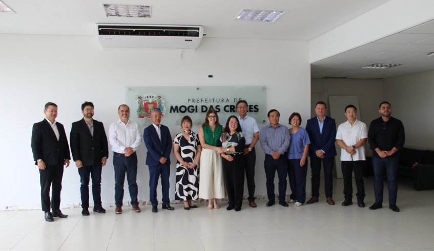 Niterra do Brasil apresenta novo presidente em visita à prefeita de Mogi das Cruzes