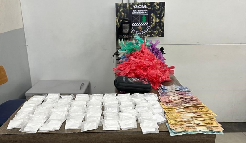 Guarda Municipal de Mogi apreende 1,5 mil porções de drogas durante operação regional