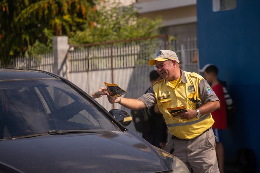 Blitz Educativa mobiliza Guararema por um trânsito mais seguro