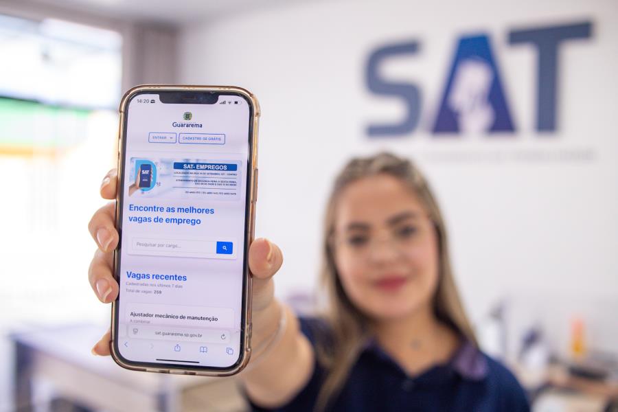SAT Guararema oferece 113 vagas de emprego com inscrição online e presencial