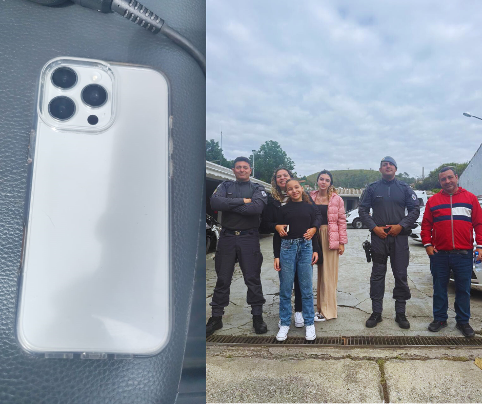 Polícia Militar de Guararema recupera celular perdido na BR-101 após localização apontar casa na cidade