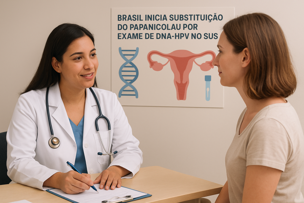 Brasil inicia substituição do papanicolau por exame de DNA-HPV no SUS