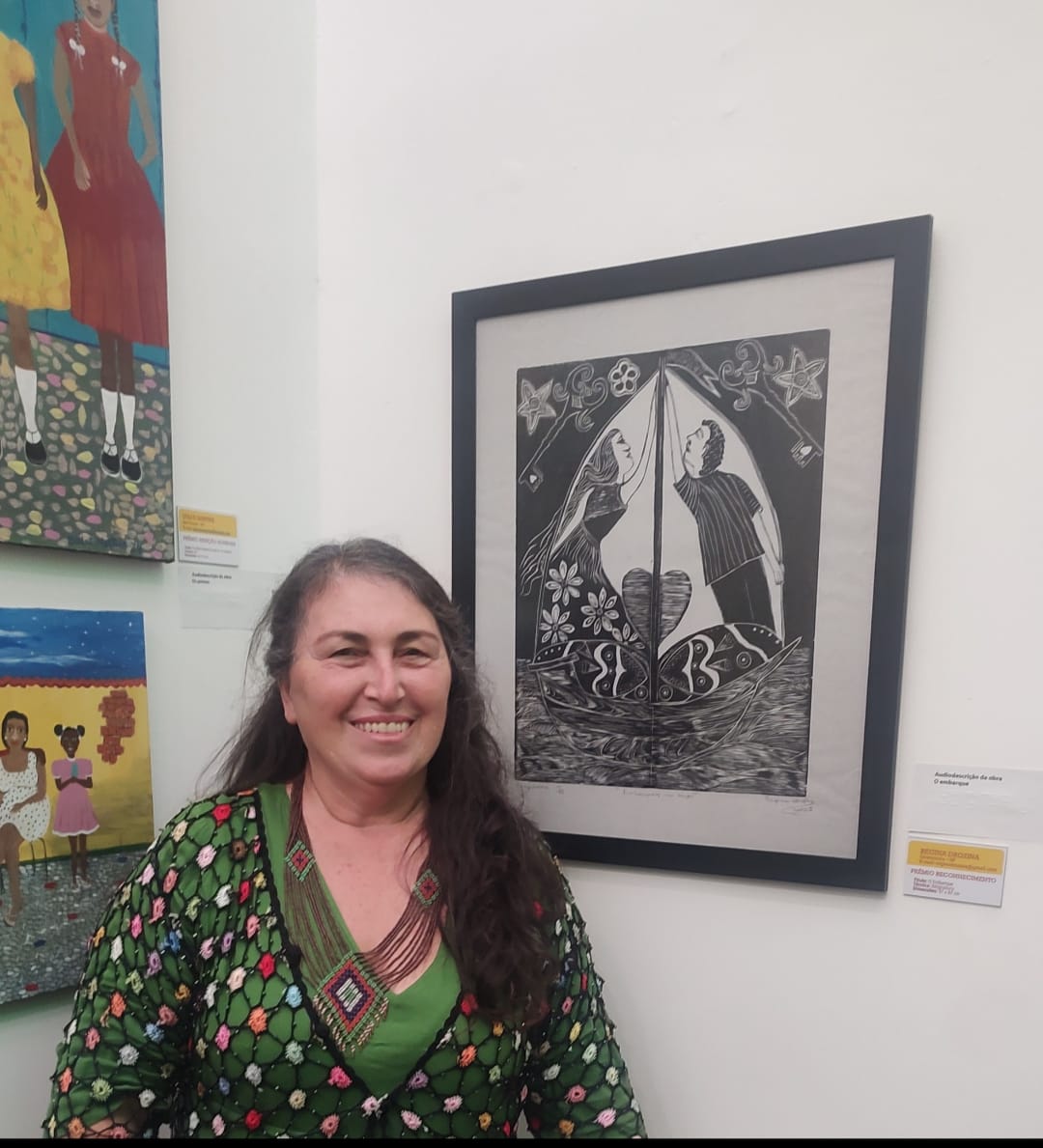 Xilogravurista de Guararema participa de mostra internacional em Socorro
