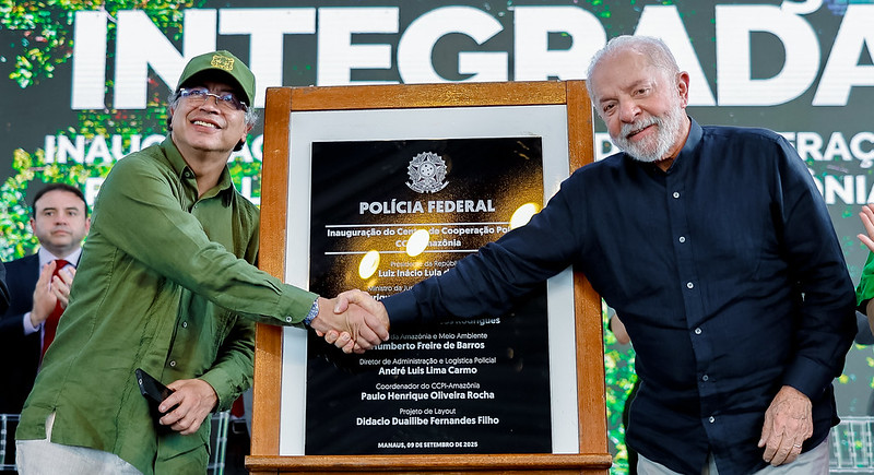 Presidente da Colômbia, Gustavo Petro, defende legalização da cocaína durante inauguração do Centro de Cooperação Policial Internacional da Amazônia
