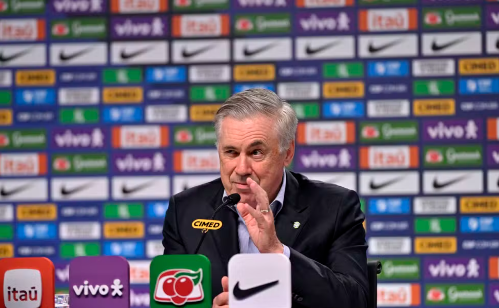 Ancelotti convoca Seleção para amistosos na Ásia