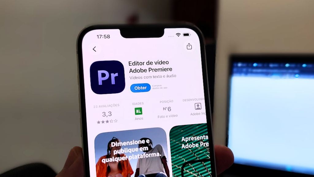 Adobe Premiere chega ao iPhone de graça