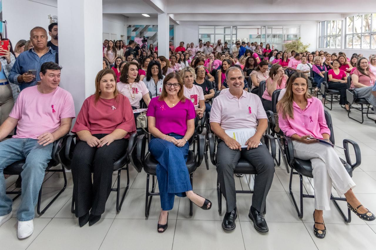 Prefeita Mara Bertaiolli abre programação do Outubro Rosa em Mogi das Cruzes