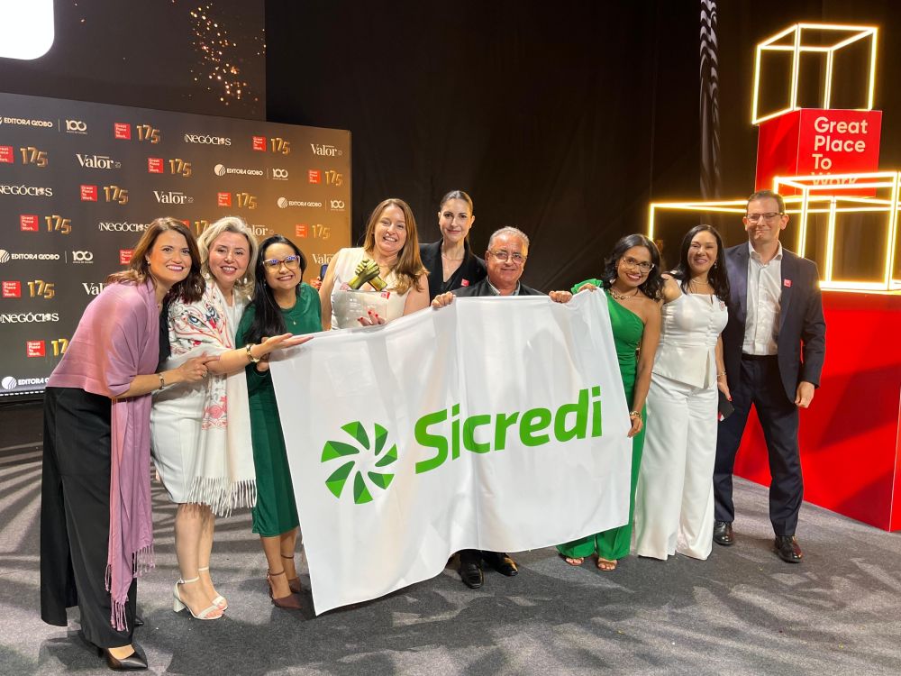 Sicredi é eleita a Melhor Empresa para Trabalhar no Brasil pelo segundo ano consecutivo