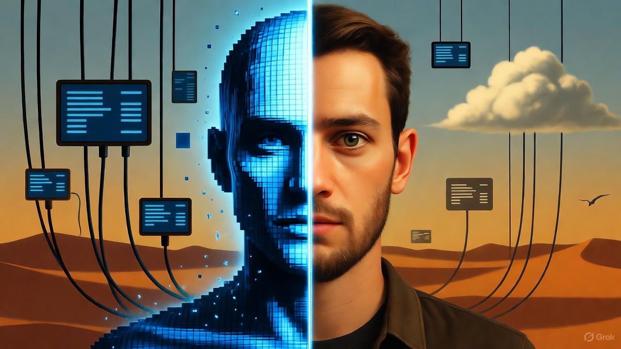 Entre o real e o digital; O novo deserto da alma