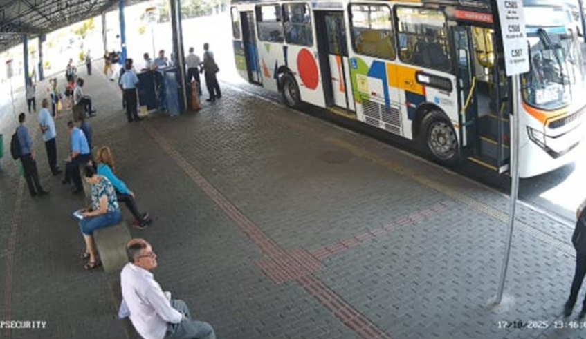 Câmeras da Prefeitura  de Mogi ajudam a prender homem que agrediu idoso no Terminal Central