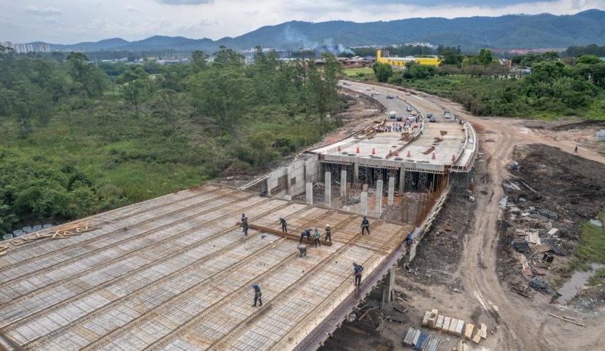 Obras do Corredor Nordeste atingem 73% de conclusão em Mogi das Cruzes