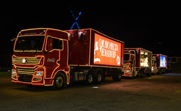 Caravana de Natal da Coca-Cola chega a Mogi das Cruzes em 21 de novembro, com saída no Shibata da Avenida Cavalheiro Nami Jafet